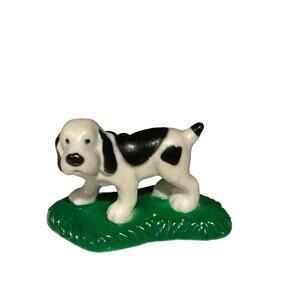 Miniature 1.25 X 2” Hound Dog Cake Topper Figurine